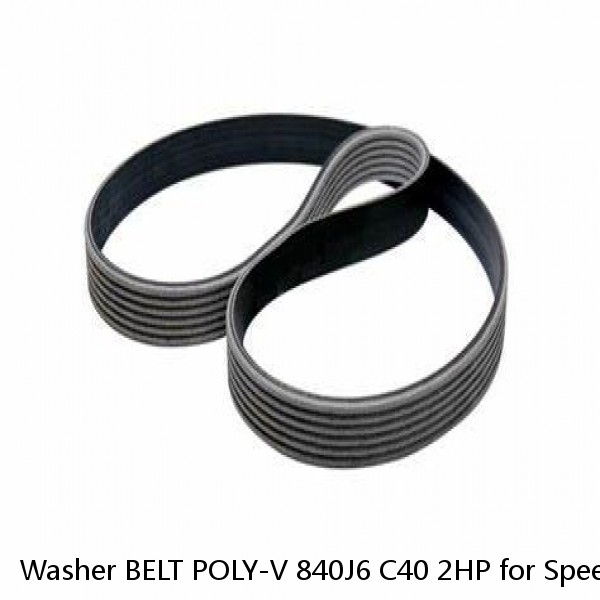 Washer BELT POLY-V 840J6 C40 2HP for Speed Queen P/N: F8382804 [USED]