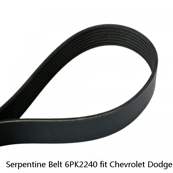 Serpentine Belt 6PK2240 fit Chevrolet Dodge Ford GMC Jeep Mazda Toyota 2.0L-5.7L (Fits: Toyota)