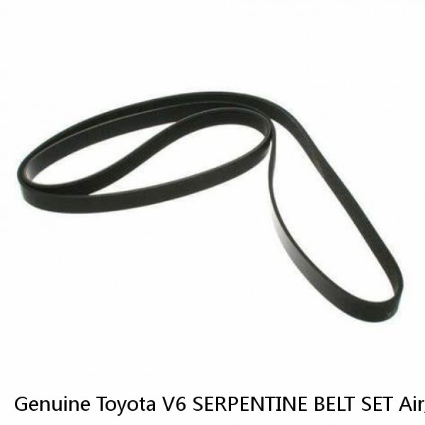 Genuine Toyota V6 SERPENTINE BELT SET Air/Steering/Alternator (Fits: Toyota)
