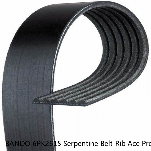 BANDO 6PK2615 Serpentine Belt-Rib Ace Precision Engineered V-Ribbed Belt  #1 image
